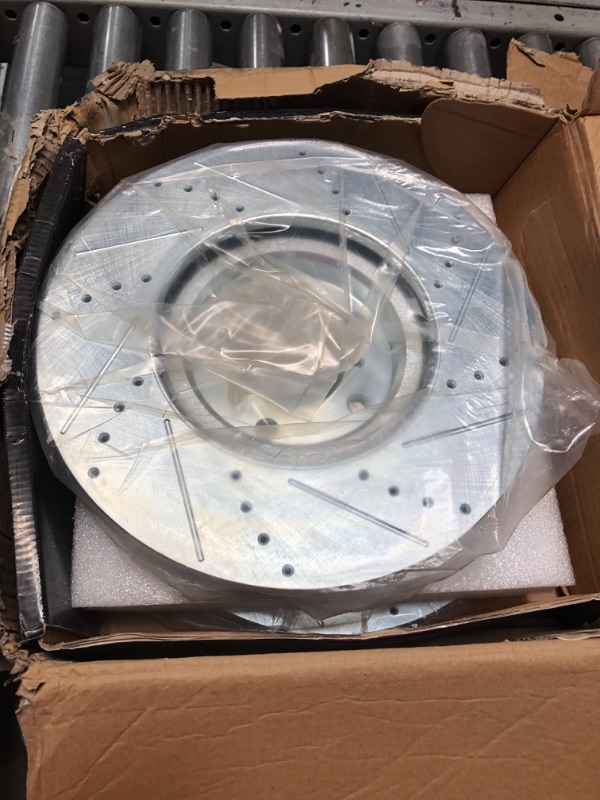 Photo 1 of A-Premium 12.99 inch(330 mm) Rear Drilled and Slotted Disc Brake Rotors