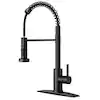 Photo 1 of 
FORIOUS
Single Handle Kitchen Faucet with Pull Down Function Sprayer Kitchen Sink Faucet with Deck Plate in Matte Black