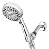 Photo 1 of 
Waterpik
6-Spray Patterns with 1.8 GPM 4.75 in. Wall Mount Adjustable Handheld Shower Head in Chrome