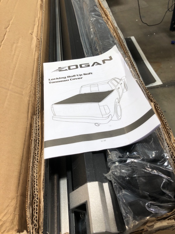 Photo 3 of Logan Tonneau Cover Soft Roll up for 2019-2023 Ram 1500,Truck Bed Covers Compatible with Dodge Ram 1500 2019-2023 5.7ft Bed w/o RamBox New Body