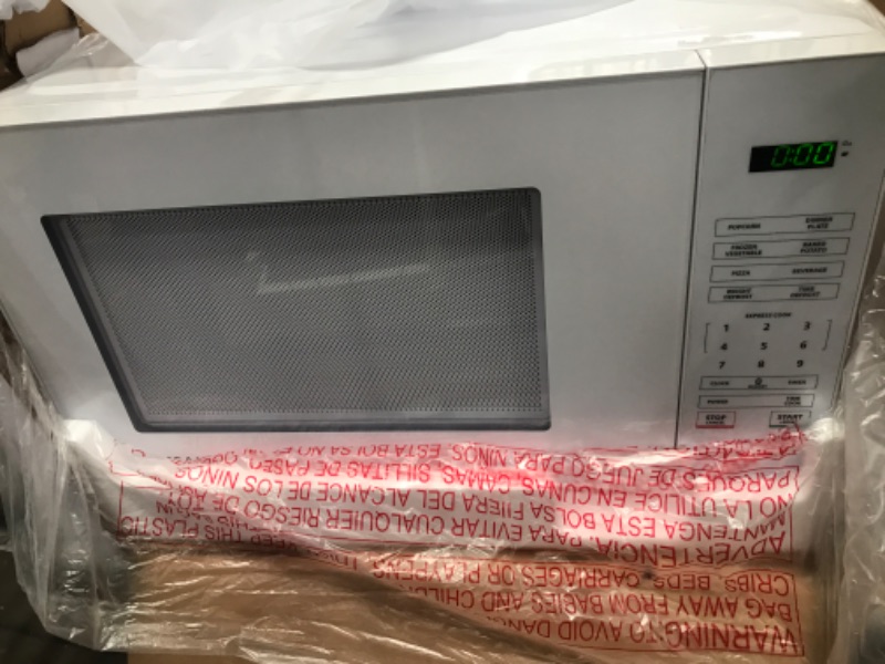 Photo 2 of 1.1 cu. ft. Countertop Microwave Oven in White