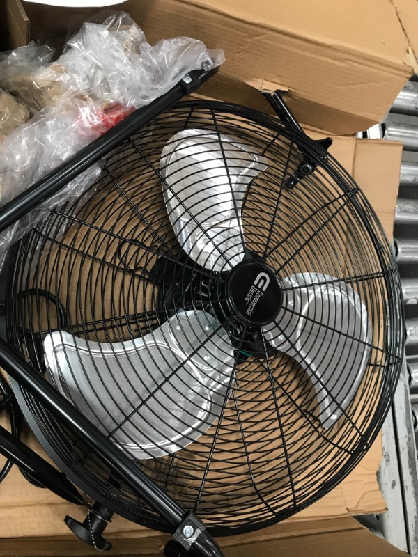 Photo 2 of *TESTED* 20 in. 3-Speed High Velocity Floor Fan
