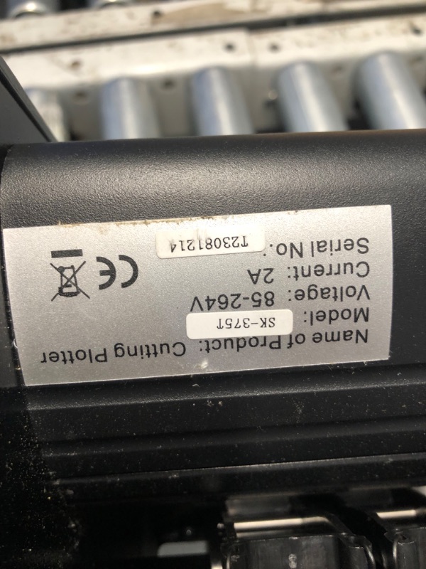 Photo 4 of ***USED - POWERS ON - UNABLE TO TEST FURTHER - LIKELY MISSING PARTS***
VEVOR Vinyl Cutter Machine, 375mm Vinyl Printer, Maximum Paper Feed 14 inch Plotter Printer with Adjustable Force and Speed Vinyl Cutting Machine for Sign Making Vinyl Plotter Cutter M