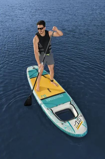 Photo 6 of (READ FULL POST) Hydro-Force Panorama Inflatable Stand-Up Paddleboard Set With Window 11’2”
