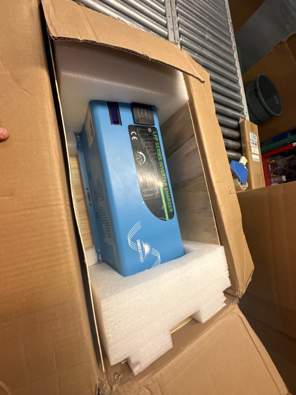 Photo 1 of **SEE NOTES** SUNGOLD POWER | 6000W DC 48V SPLIT PHASE PURE SINE WAVE INVERTER WITH CHARGER UL1741 STANDARD