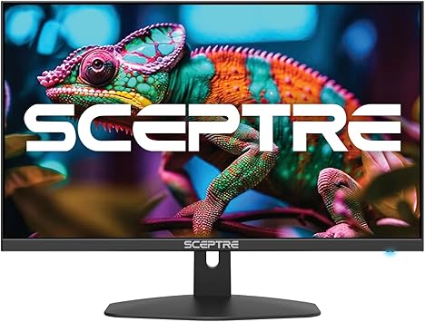 Photo 1 of Sceptre New 27-inch Gaming Monitor 100Hz 1ms DisplayPort HDMI x2 100% sRGB AMD FreeSync Build-in Speakers, Eye Care Frameless Machine Black 2024 (E275W-FW100T)
