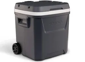 Photo 1 of * MINOR DAMAGE* IGLOO 60QT ROLLLER ICE COOLER GREY 