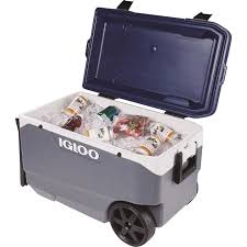 Photo 1 of * DAMAGE TO WHEELS* Igloo MaxCold Latitude 90-Quart Roller Cooler
