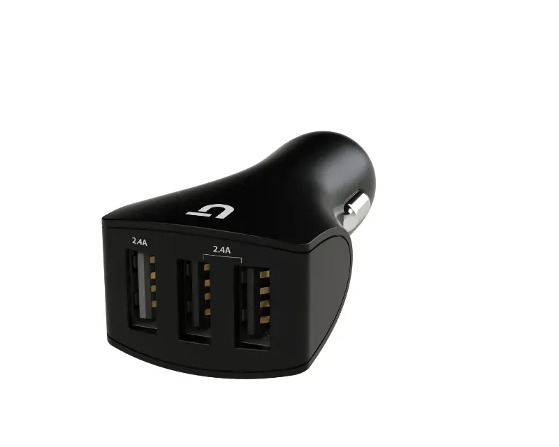 Photo 1 of * SET OF 6 UNITS* USB A Car Charger 3 in Black | - Utilitech 141 0406 UT2