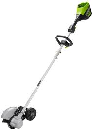 Photo 1 of Greenworks - 80-Volt 8-Inch Cutting Diameter Brushless Straight Shaft Edger (Battery Not Included) - Green
