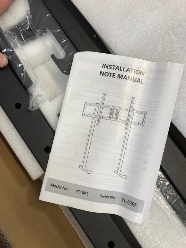 Photo 3 of ***USED - LIKELY MISSING PARTS - UNABLE TO VERIFY FUNCTIONALITY***
RFIVER Universal Table Top TV Stand Legs for 55-90 inch LCD/LED/OLED/Plasma Flat&Curved Screen TV Height Adjustment TV Mount Stand with Cable Management, Holds up to 68 KG & Max VESA 800x4