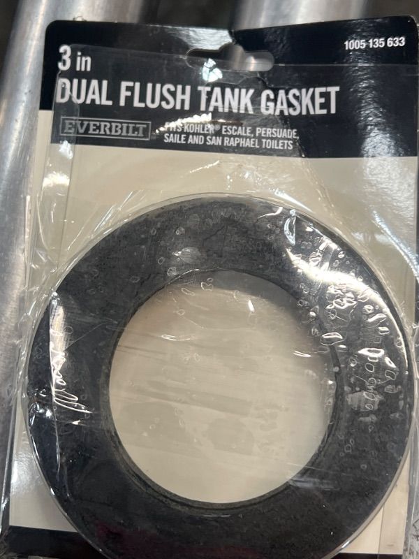 Photo 1 of BULK DISCOUNT | Everbilt Dual Flush Tank Gasket Rubber Black 3" 1005 135 633
