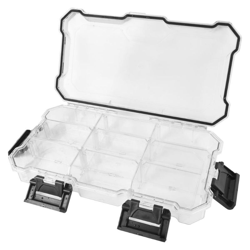 Photo 1 of Husky Build-Out 12 in. Modular Tool Storage Waterproof Storage Bin
