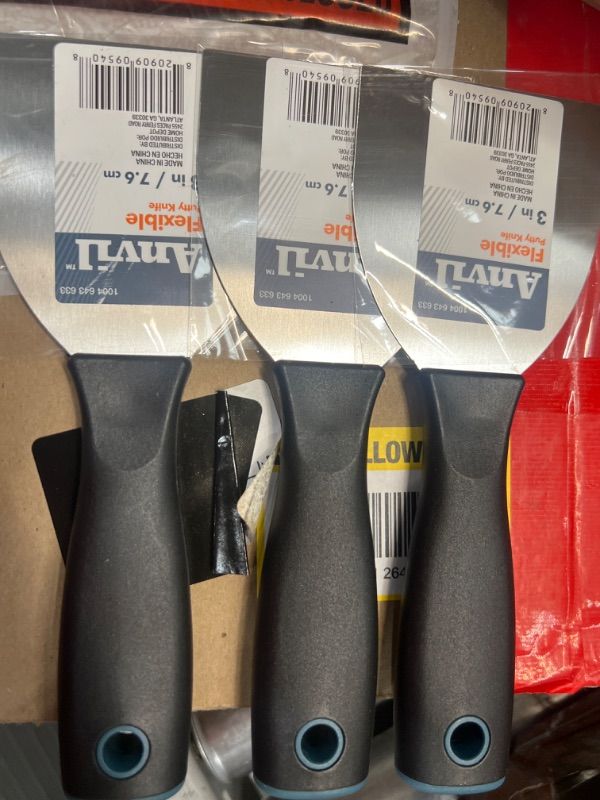 Photo 1 of 3 pack -  Anvil 3 in. Flexible Putty Knife
