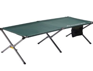 Photo 1 of ***DAMAGED - SLASHED - SEE PICTURES - NO PACKAGING***
Yoli EasyLock 84 XL Cot, 7' in length and 2'9" in width, With Carry Case
