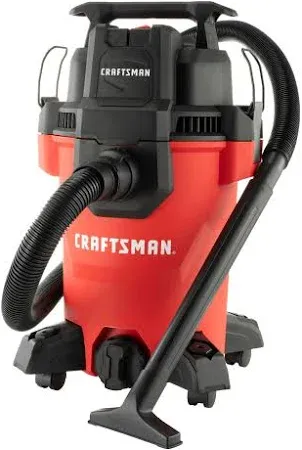 Photo 1 of CRAFTSMAN 4-Gallons 3.5-HP Corded Wet/Dry Shop Vacuum with Accessories Included
