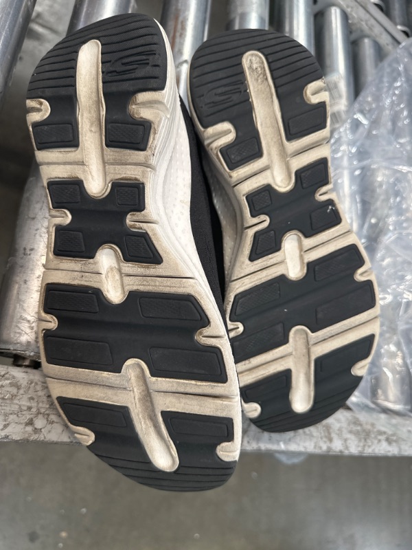Photo 4 of **SEE NOTES**Skechers Women's Arch FIT-Sunny Outlook Sneaker, Black/White, 8 M US