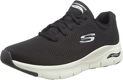 Photo 1 of **SEE NOTES**Skechers Women's Arch FIT-Sunny Outlook Sneaker, Black/White, 8 M US