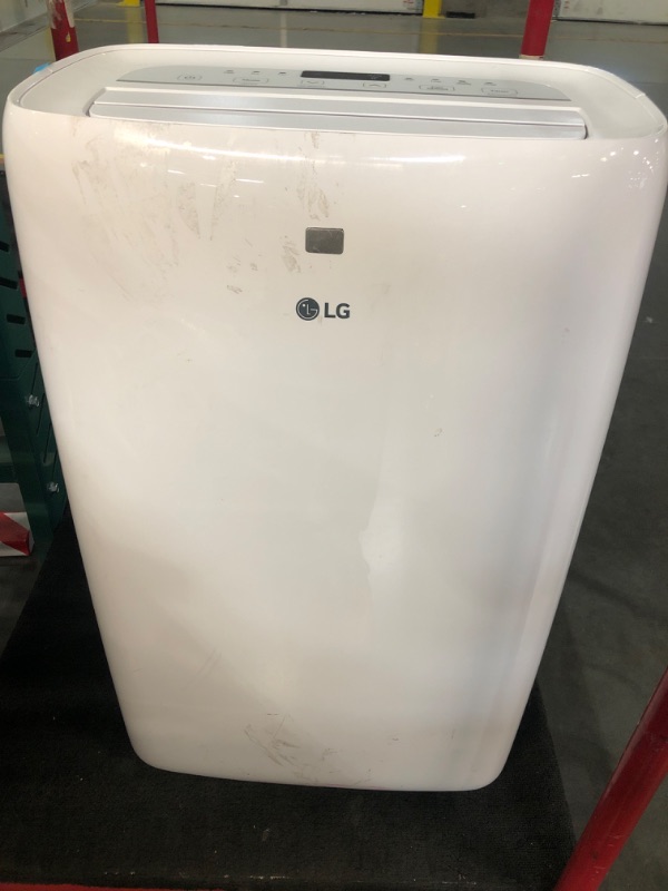 Photo 3 of (NON-REFUNDABLE) LG 7,000 BTU Portable Air Conditioner, 115V, Cools 300 Sq.Ft. (12' x 25' Room Size), Portable Air Conditioner for Home with Quiet Operation, LCD Remote Control, and Window Installation Kit, White