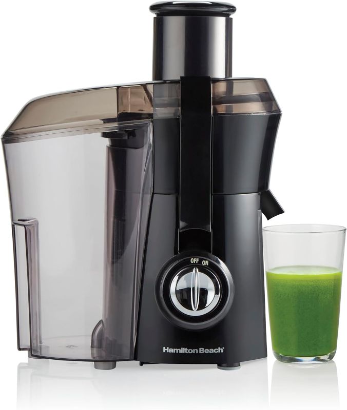 Photo 1 of **SEE NOTES** Hamilton Beach Juicer Machine, Big Mouth Large 3” Feed Chute for Whole Fruits and Vegetables, Easy to Clean, Centrifugal Extractor, BPA Free, 800W Motor, Black
