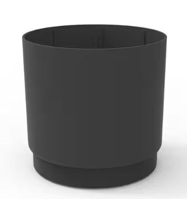 Photo 2 of 15 in. x 15 in. Slate Rubber Alto Planter
