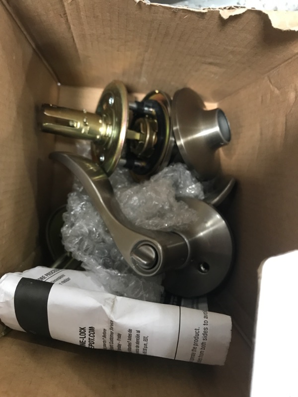 Photo 1 of *MISSING HARDWARE* Naples Satin Nickel Single Cylinder Project Pack