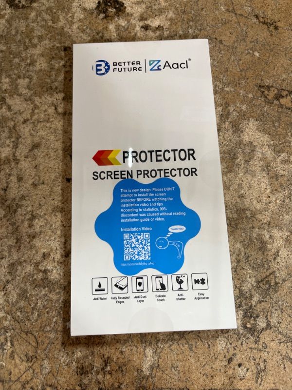 Photo 2 of AACL Pixel 7 Pro Screen Protector for Google Pixel 7 Pro 5G,Hybrid Film [5H][Fingerprint Unlock][Anti-Scratch][6.7 Inch][2 Pack ] Google Pixel 7 Pro Transparent