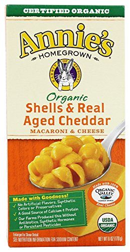 Photo 1 of ** Best By SEP 6 2024 ** Annie’s Real Aged Cheddar Shells Macaroni & Cheese Dinner with Organic Pasta, 6 OZ (Pack of 12)
