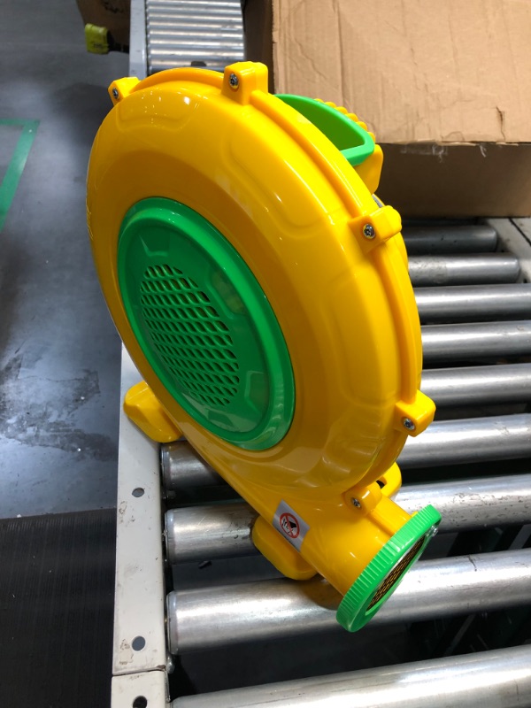 Photo 2 of ***USED - POWERS ON - UNABLE TO TEST FURTHER***
480W 0.64HP Air Blower, Powerful Inflatable Bounce House Blower, Portable Electric Blower Fan Pump Perfect for Inflatable Bounce House, Bouncy Castle, Jumper, Water Slid, Blower Corded