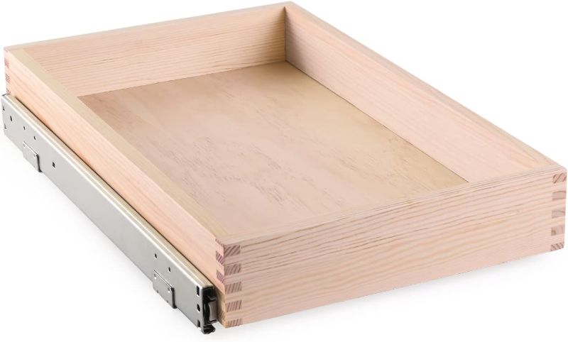 Photo 1 of 
Mulush Pull Out Cabinet Drawer, 29”W x 21”D Soft Close Slide Out Wood Drawer Storage Organizer for Kitchen