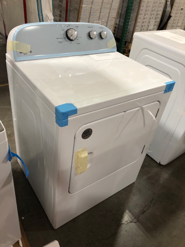 Photo 3 of **PARTS ONLY NON-REFUNDABLE READ NOTES**Whirlpool 7-cu ft Electric Dryer (White)
