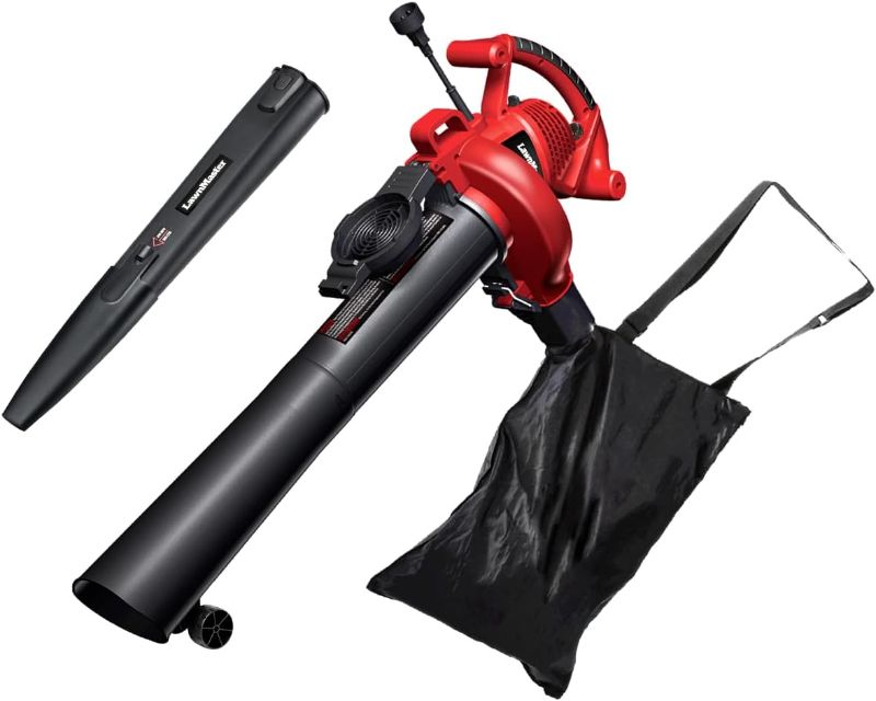 Photo 1 of (important! non refundable)(not functional)LawnMaster Red Edition BV1210E 1201 Electric Blower Vacuum Mulcher 12 Amp Variable Speed 
