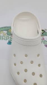 Photo 1 of **Broken strap on right shoe **white crocs size mens 12 