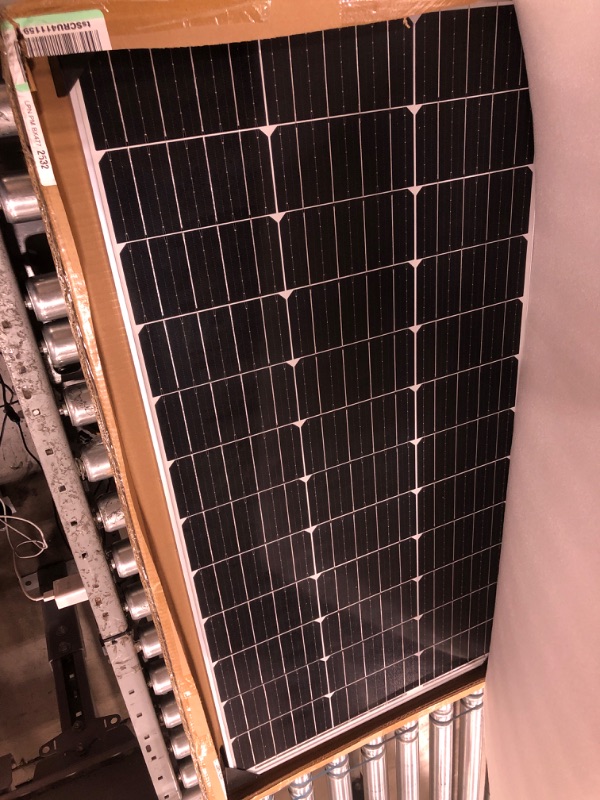 Photo 1 of Allto Solar 100 Watt 12 Volt Solar Panels,High Efficiency 100W Monocrystalline Solar Panels PV Module Power Charger with 9BB Half Cut PERC Solar Cell for RV Camper Van Marine Boat Home Off Grid 100W Solar Panel
