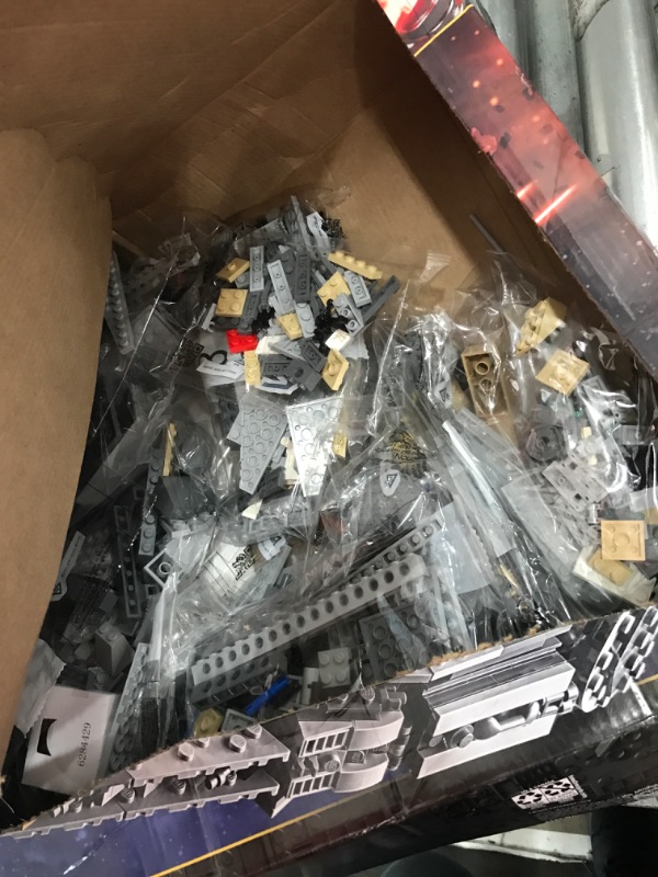 Photo 2 of LEGO Star Wars Millennium Falcon 75257 Starship Construction Set, with Finn, Chewbacca, Lando Calrissian, Boolio, C-3PO, R2-D2 and D-O, The Rise of Skywalker Collection Standard Packaging