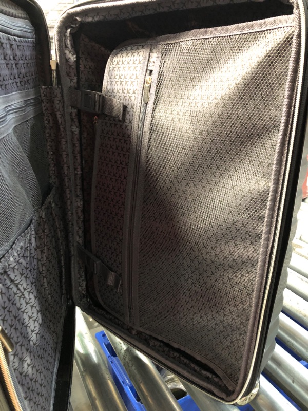 Photo 6 of (item damaged)(broken zippers) Kenneth Cole REACTION Women's Madison Square Hardside Chevron Expandable Luggage