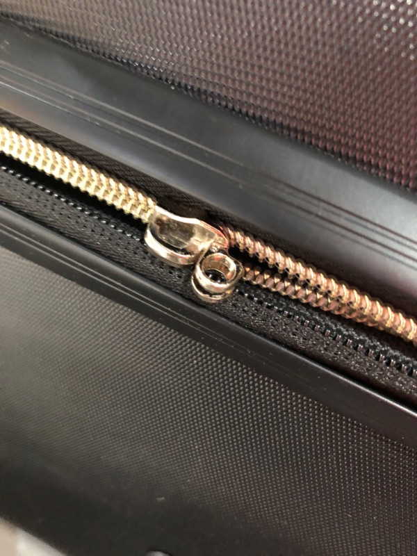 Photo 5 of (item damaged)(broken zippers) Kenneth Cole REACTION Women's Madison Square Hardside Chevron Expandable Luggage