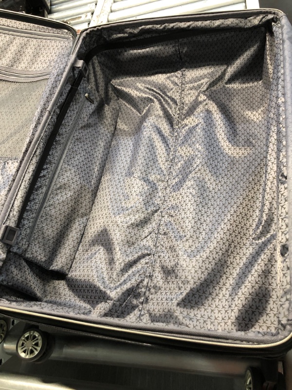 Photo 4 of (item damaged)(broken zippers) Kenneth Cole REACTION Women's Madison Square Hardside Chevron Expandable Luggage