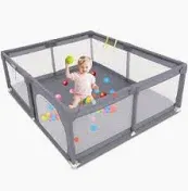 Photo 1 of baby play pen grey 