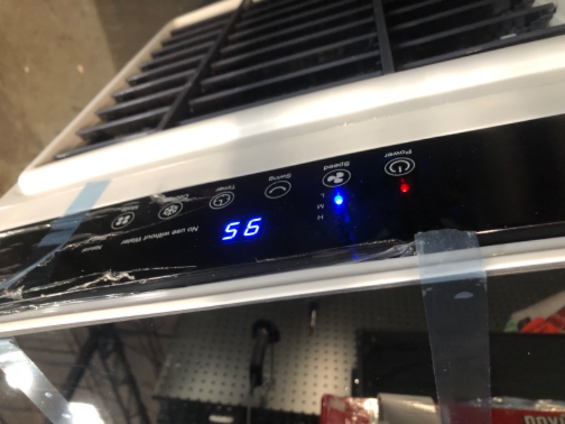 Photo 5 of ***USED - POWERS ON - UNABLE TO TEST FURTHER***
Evaporative Air Cooler, 3500CFM 3-in-1 Swamp Cooler with 7.5Gal Water Tank, 120° Oscillation, 3 Speeds 3 Modes, 4 Ice Packs, 12H Timer, Remote, Portable Air Conditioner for Room, Home & Office