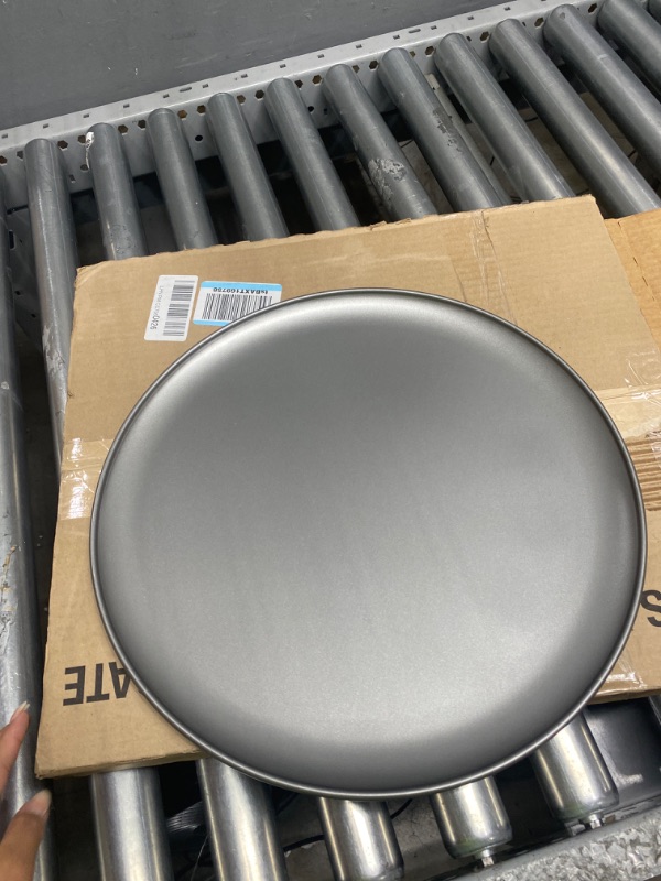 Photo 2 of  Nonstick 16” Pizza Pan, Pizza Crisper, Dark Grey, PB246