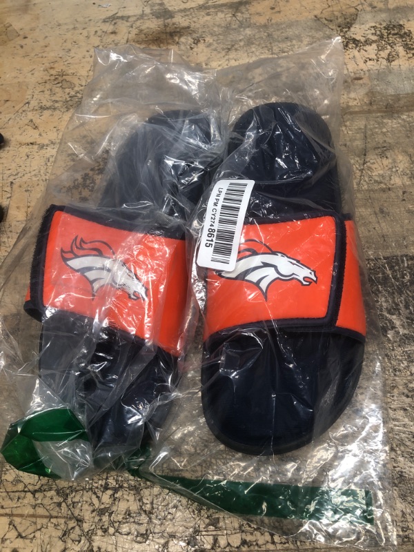 Photo 1 of FOCO Denver Broncos NFL Mens Foam Sport Slide - L