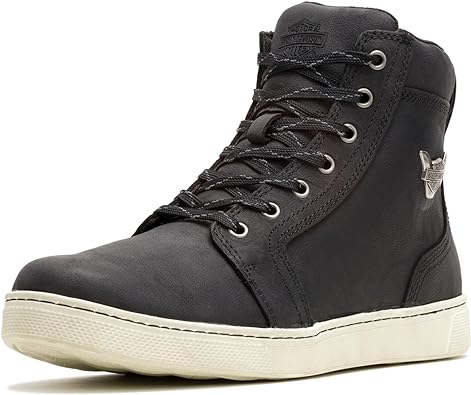 Photo 1 of Harley-Davidson men's Bateman 5" Metal Leather Motorcycle Casual Sneaker Boot 13M
