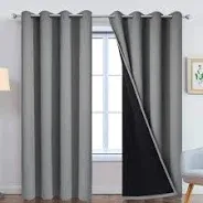 Photo 1 of **STOCK PHOTO REFERENCE ONLY****grey curtain black out unknown size 