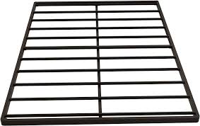 Photo 1 of 2 Inch Queen Bunkie-Board Only, Low Metal Box-Spring Frame with Steel Slats, Quick Lock Bed-Slat Replacement, Noise Free Mattress Surpoort Base, Upholstered Bed Frame Accessories, Black