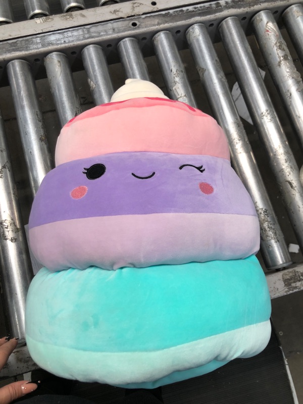 Photo 1 of Squishmallows Original 14-Inch Peony Unicorn Pancakes with Whipped Cream - Official Jazwares Large Plush