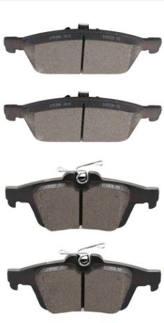 Photo 1 of Front Rear Ceramic Brake Pads Kits 4pcs fit for 2013-2016 For Ford Escape 2013-2018 For Ford Focus 2014-2019 For Ford Transit Connect