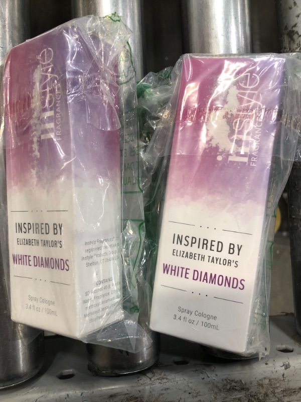 Photo 2 of 2 pack Instyle Fragrances | Inspired by Elizabeth Taylor's White Diamonds | Women’s Eau de Toilette | Paraben Free | Never Tested on Animals | 3.4 Fluid Ounces
