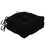 Photo 1 of 
ACHIM
Chase Black Solid Tufted Chair Seat Cushion Chair Pad (Set of 2)