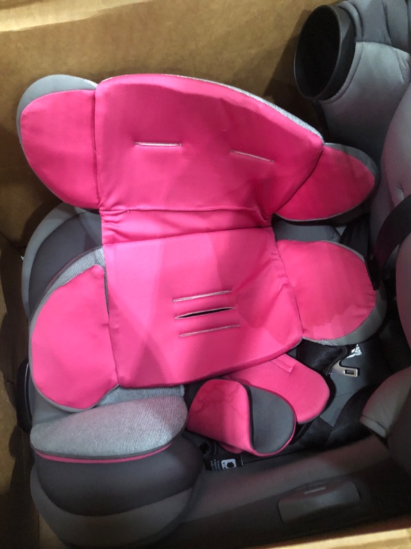 Photo 3 of Evenflo EveryKid 3-in-1 Convertible Car Seat, Maya Coral,